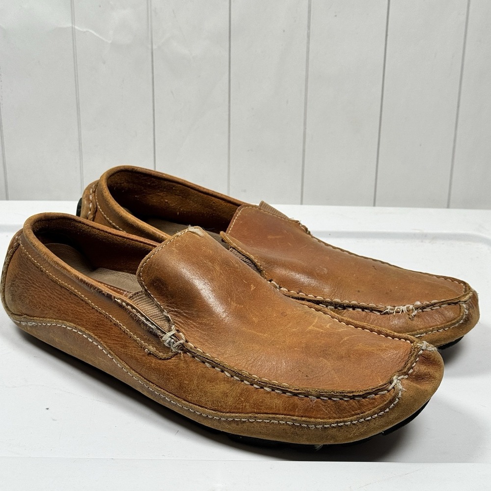 Driving Loafers Brown Leather Classic Timeless Casual Comfy Dress Shoes‎ Men 12M
